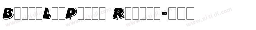 BronxLetPlain Regula字体转换